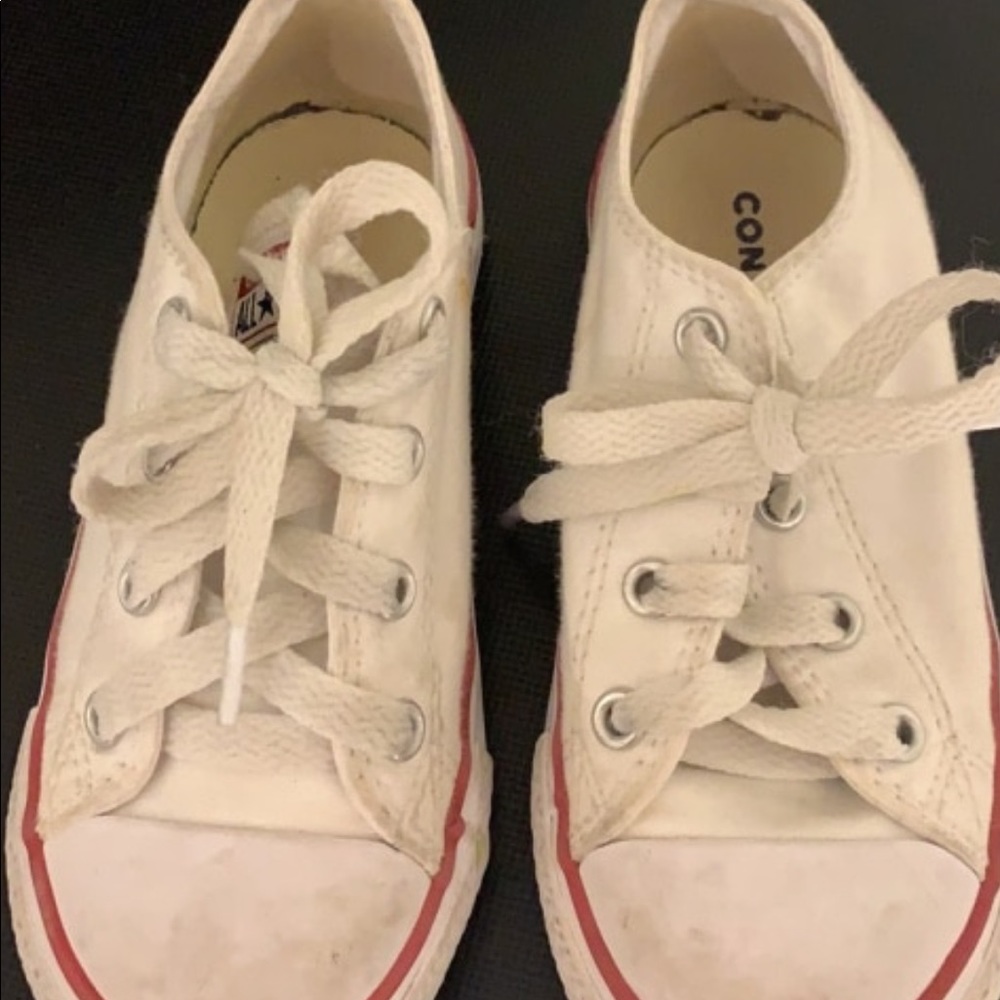 Converse white kids